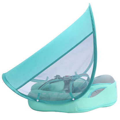 Baby Inflatable Swim Ring with Canopy