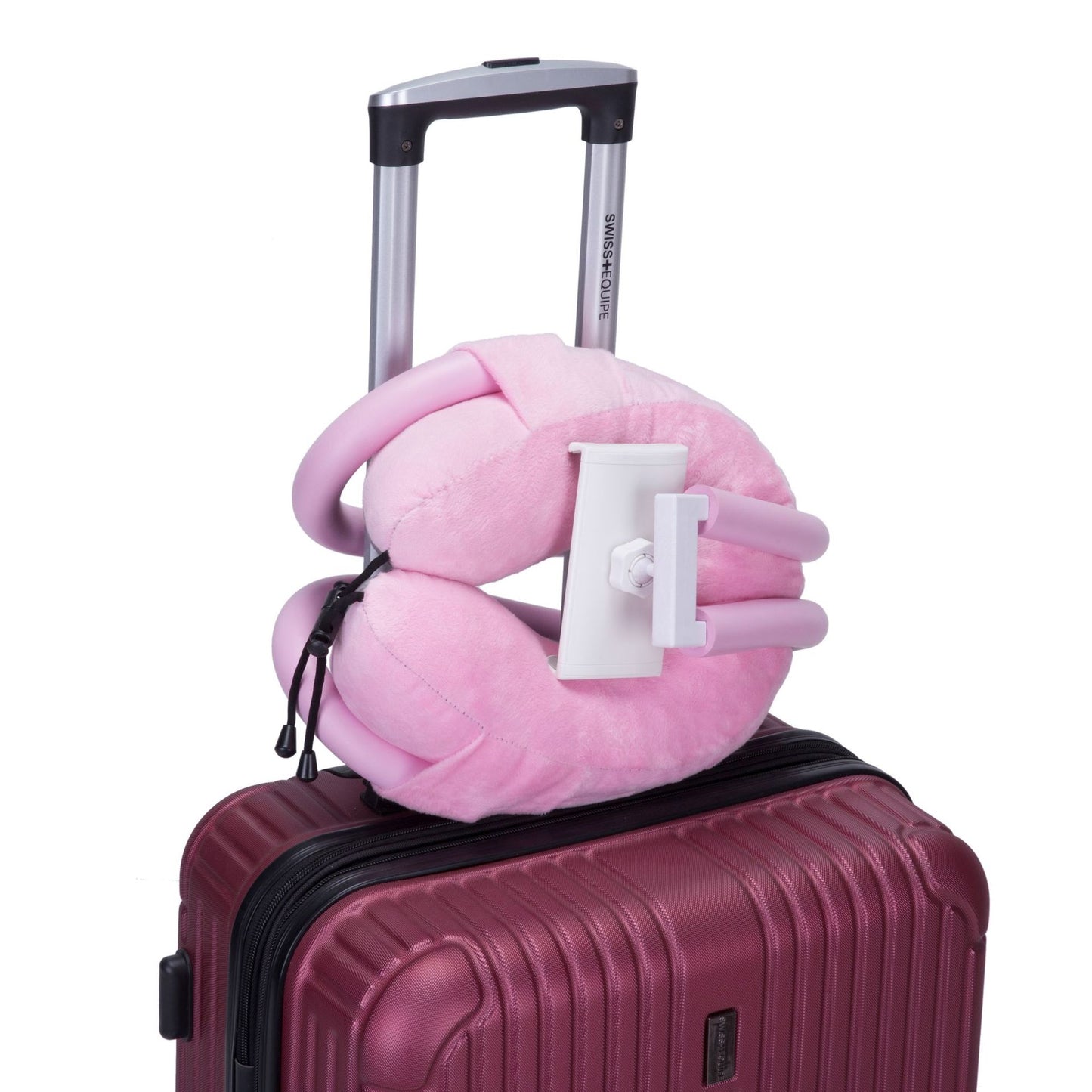 U-Shaped Neck Pillow with Phone Holder