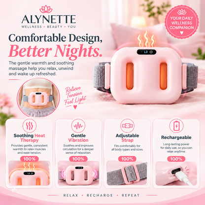 Electric Heat Massage Ring – Rechargeable Hot Compress Massager