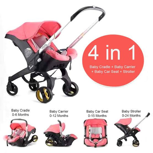 4-in-1 Baby Stroller & Car Seat