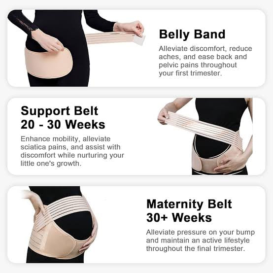 Adjustable Prenatal Belly Support Belt
