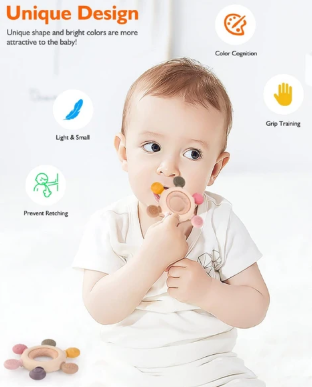Forest Animal Baby Teether Toy